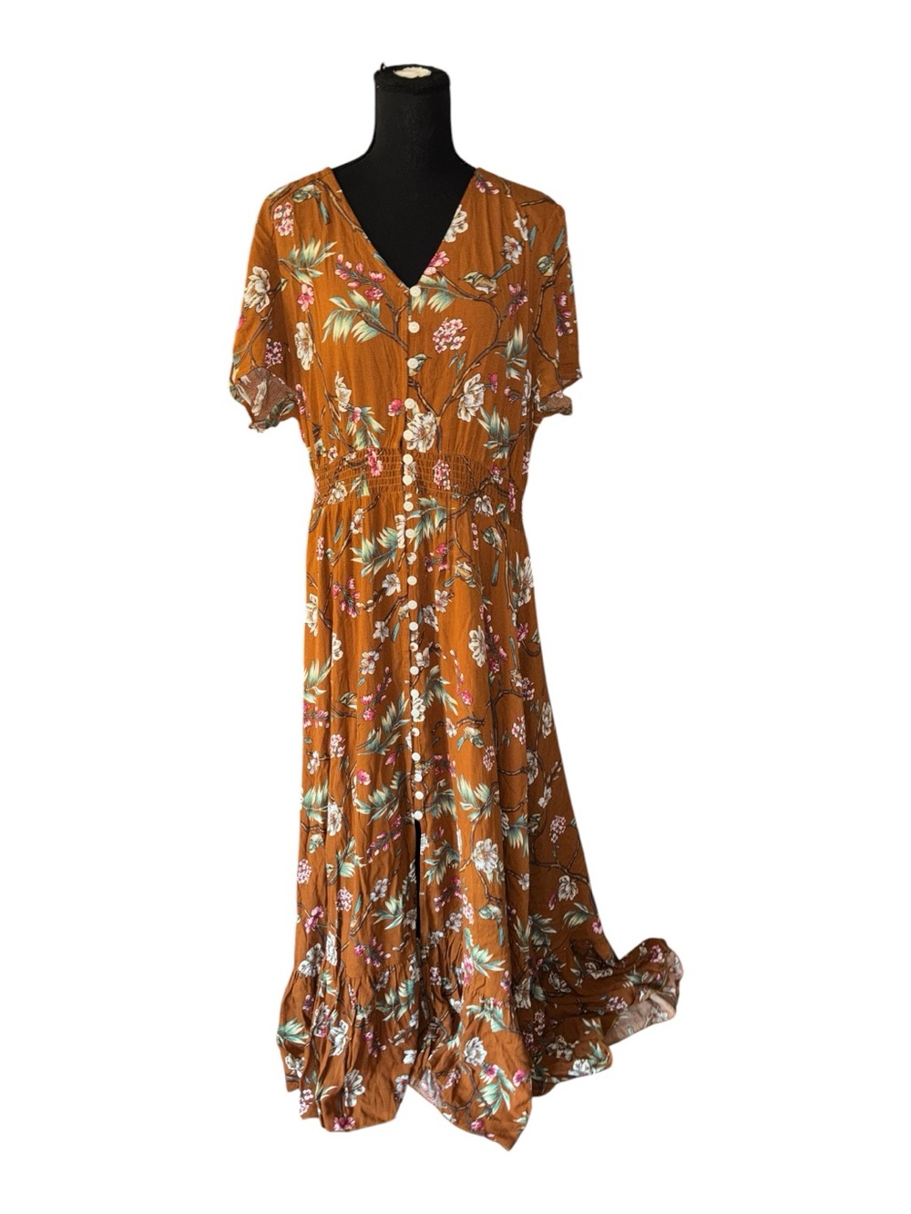 Rusty Dusty woman’s New with tags BoHo floral Maxi Dress size 3XL - Picture 4 of 9